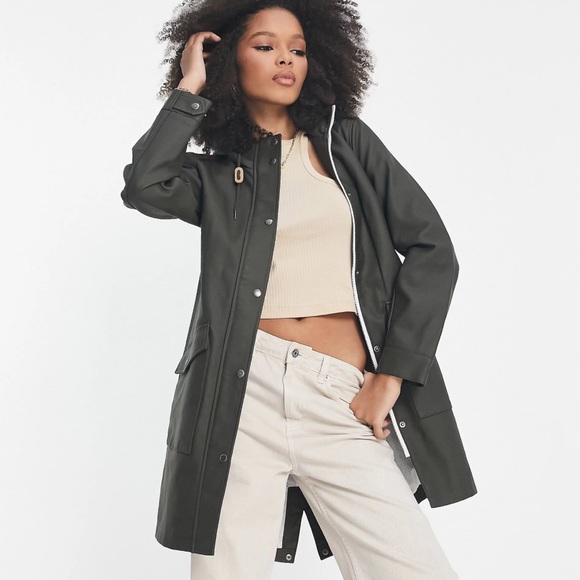 Levi's Jackets & Blazers - Green Levi’s Slicker Rain Coat